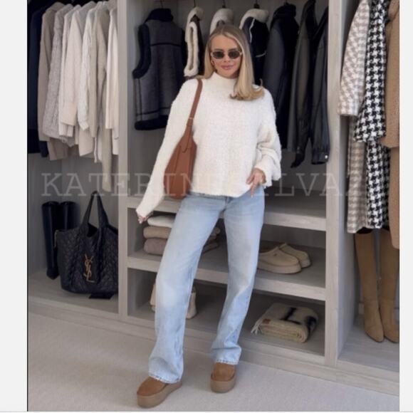 Zara Terry Knit Sweater Size Small - Picture 2 of 15